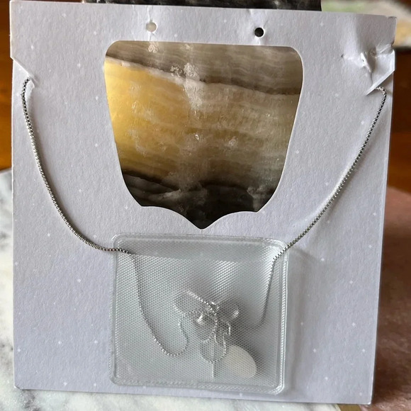 ☘️Melania Clara Oracle Sun necklace shamrock hearts necklace Silver - Picture 5 of 5